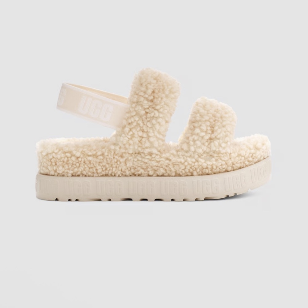 UGG Oh Fluffita Cream Sherpa Slippers